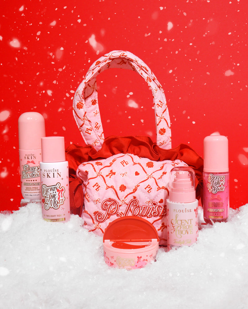 P.Louise Christmas Bow Skincare Bag