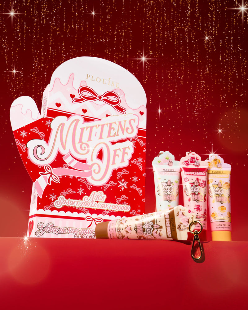 P.Louise Christmas Mittens Off Hand Cream Gift Set
