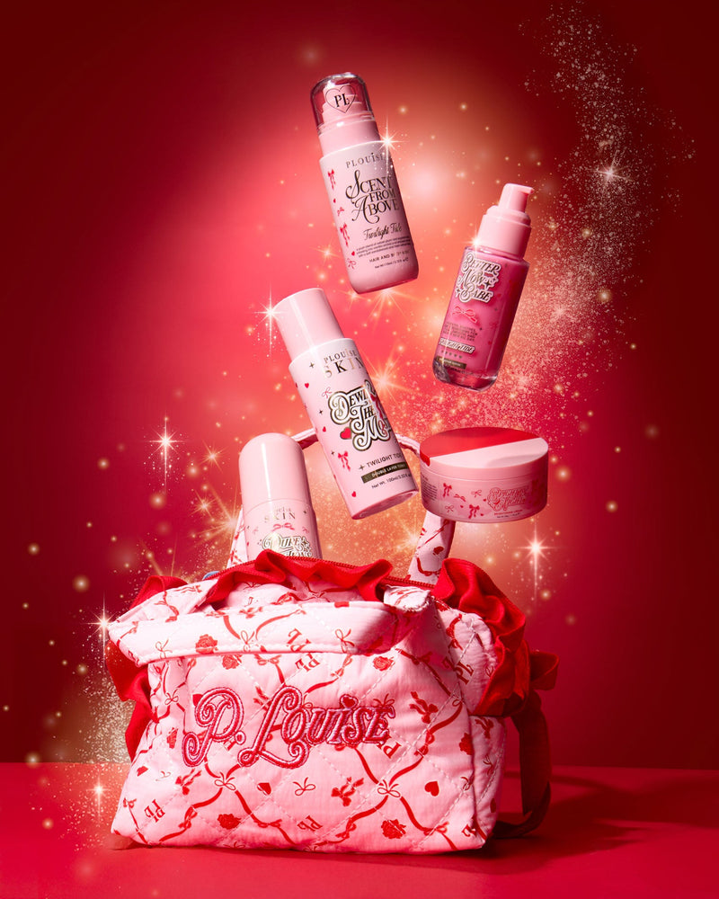P.Louise Christmas Bow Skincare Bag