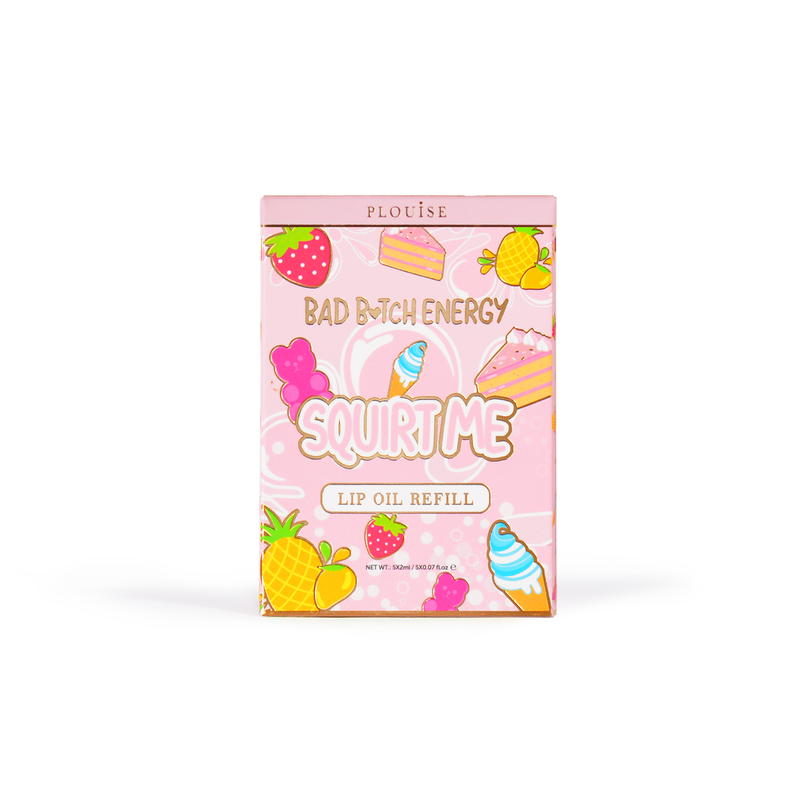 P.Louise Squirt Me Lip Oil Refill Sachet Packs 5ml